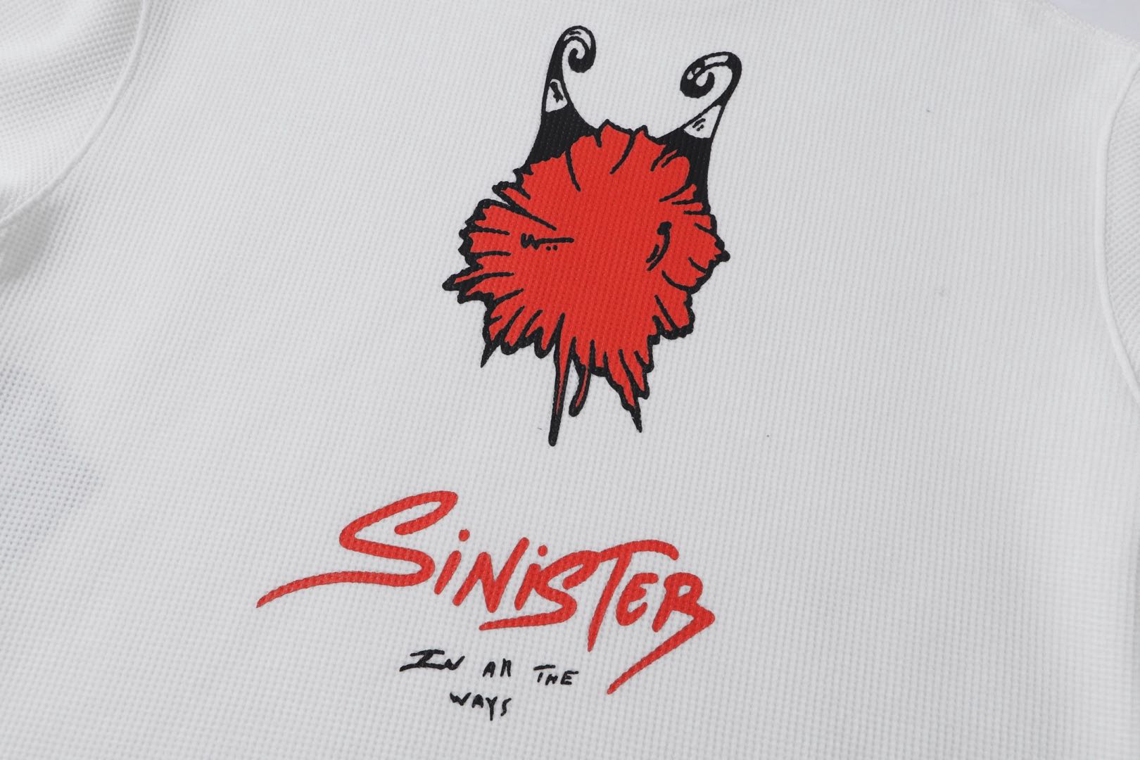 Chrome Hearts Matty Boy Sinister Thermal L/S T-Shirt "White"（CH2026724）