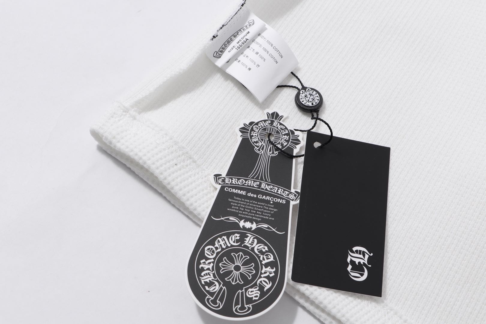 Chrome Hearts Matty Boy Sinister Thermal L/S T-Shirt "White"（CH2026724）