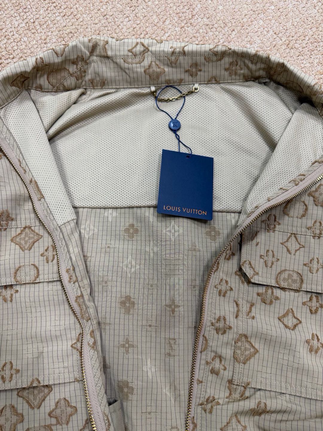 Louis Vuitton Monogram Ripstop Zip Overshirt（1AK6N7）