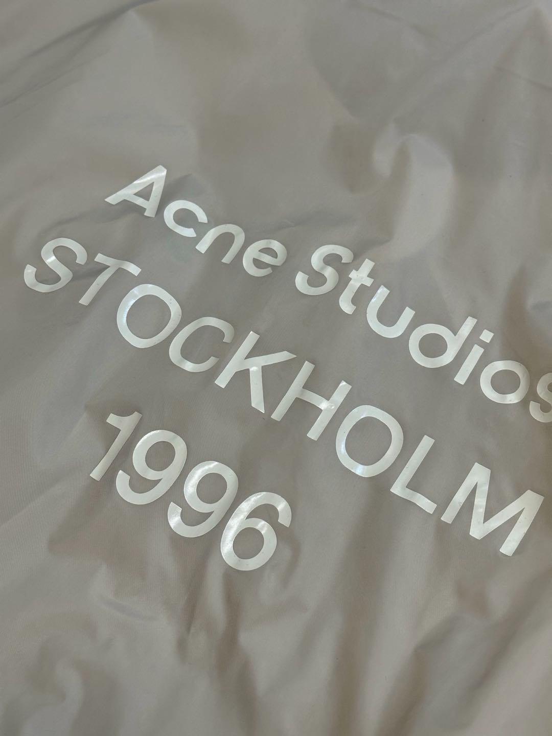 Acne Studios Logo Technical Jacket (FN-MN-OUTW001277）