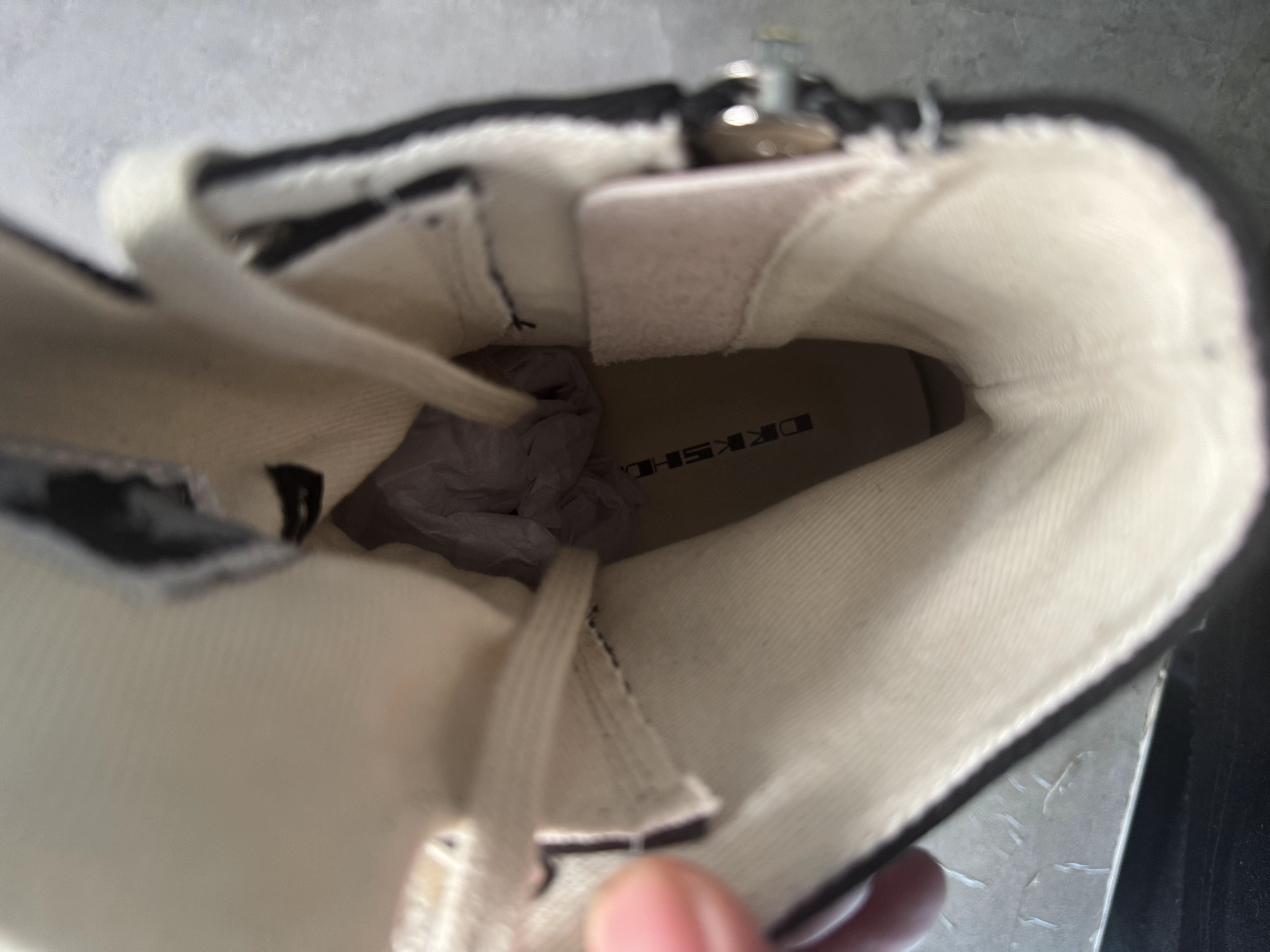 Rick Owens Drkshdw Black Abstract Sneakers (231126F127017)