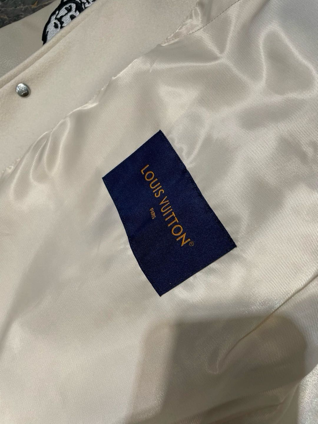 【S】Louis Vuitton Patchwork Varsity Jacket（1AAHHG）