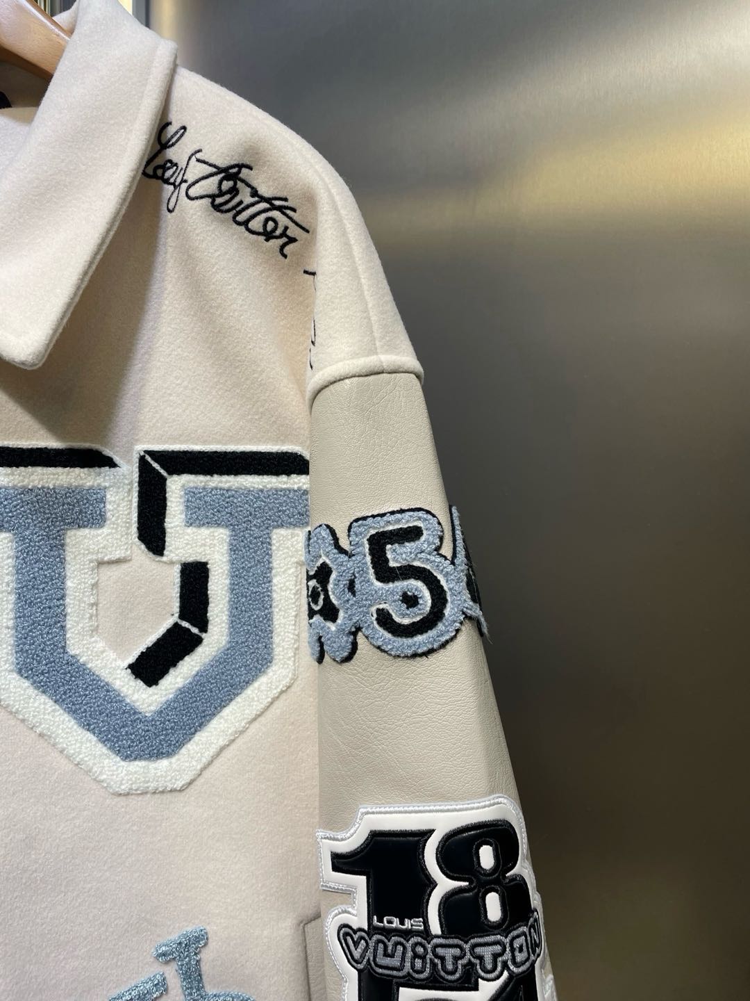【S】Louis Vuitton Patchwork Varsity Jacket（1AAHHG）