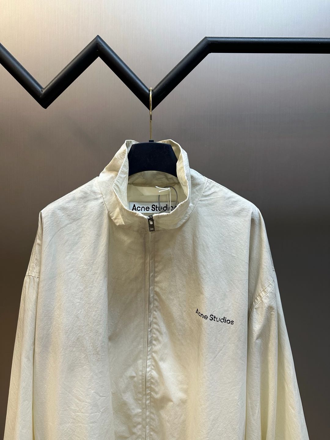 Acne Studios Logo zip-up jacket (B90791-900）