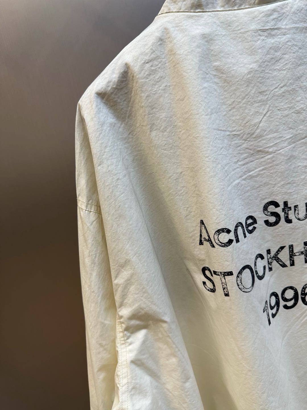 Acne Studios Logo zip-up jacket (B90791-900）