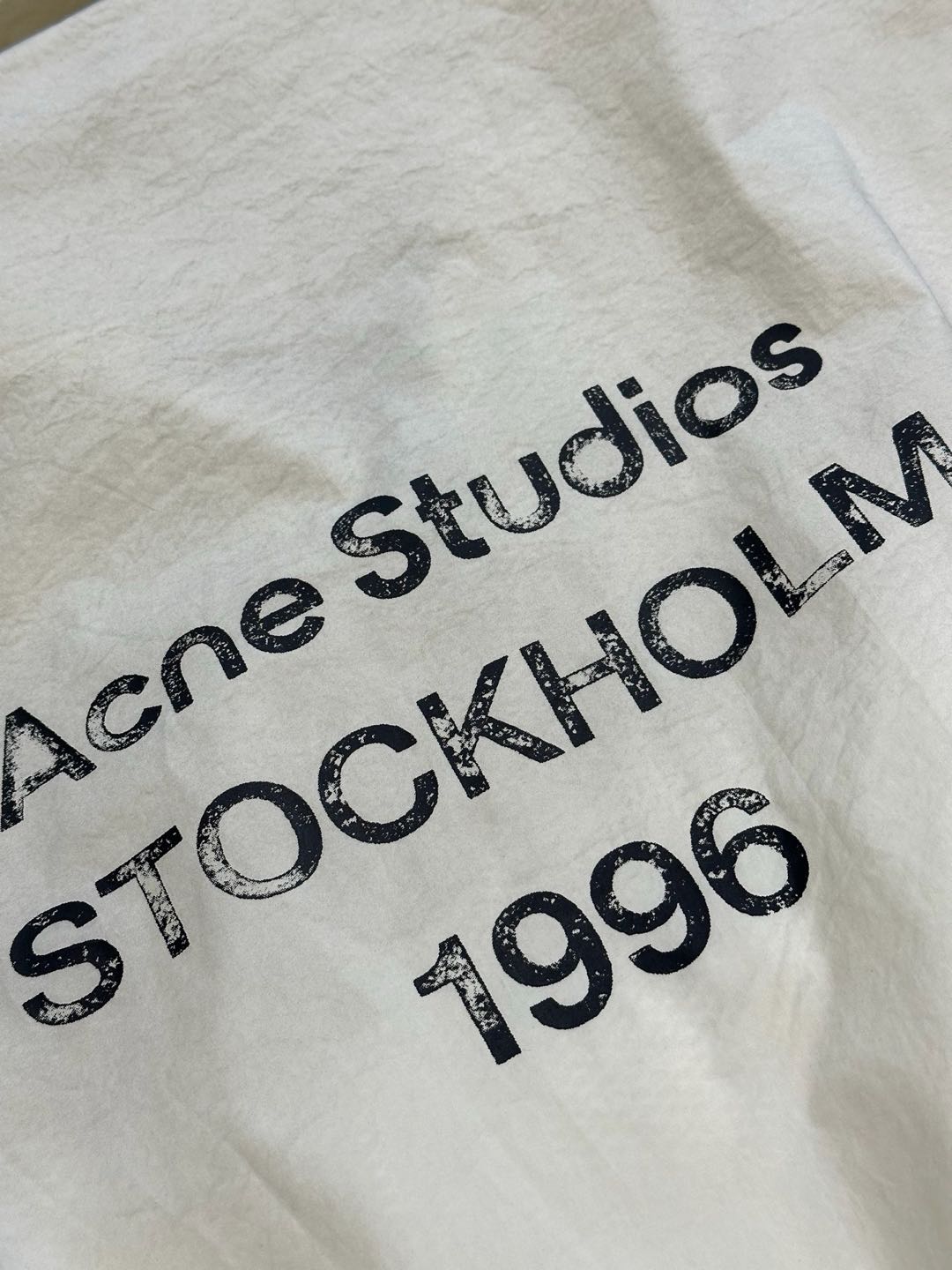 Acne Studios Logo zip-up jacket (B90791-900）