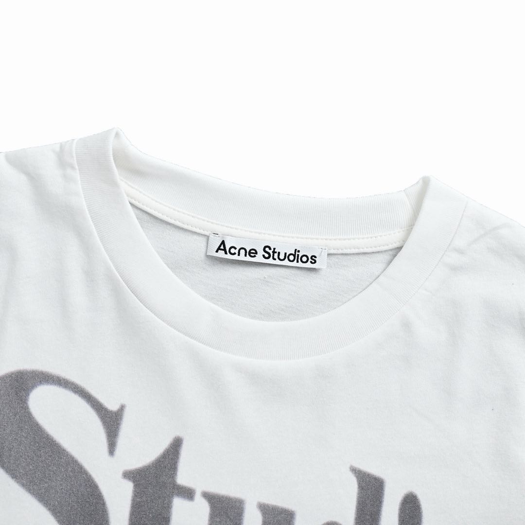 Acne Studios Logo Print Long-Sleeve T-Shirt (AL0512-AEG）
