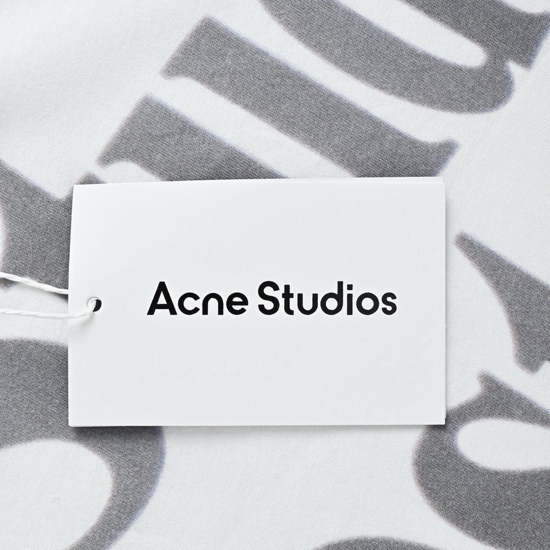 Acne Studios Logo Print Long-Sleeve T-Shirt (AL0512-AEG）