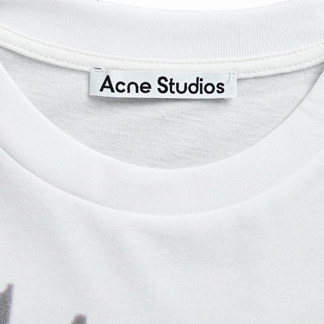 Acne Studios Logo Print Long-Sleeve T-Shirt (AL0512-AEG）