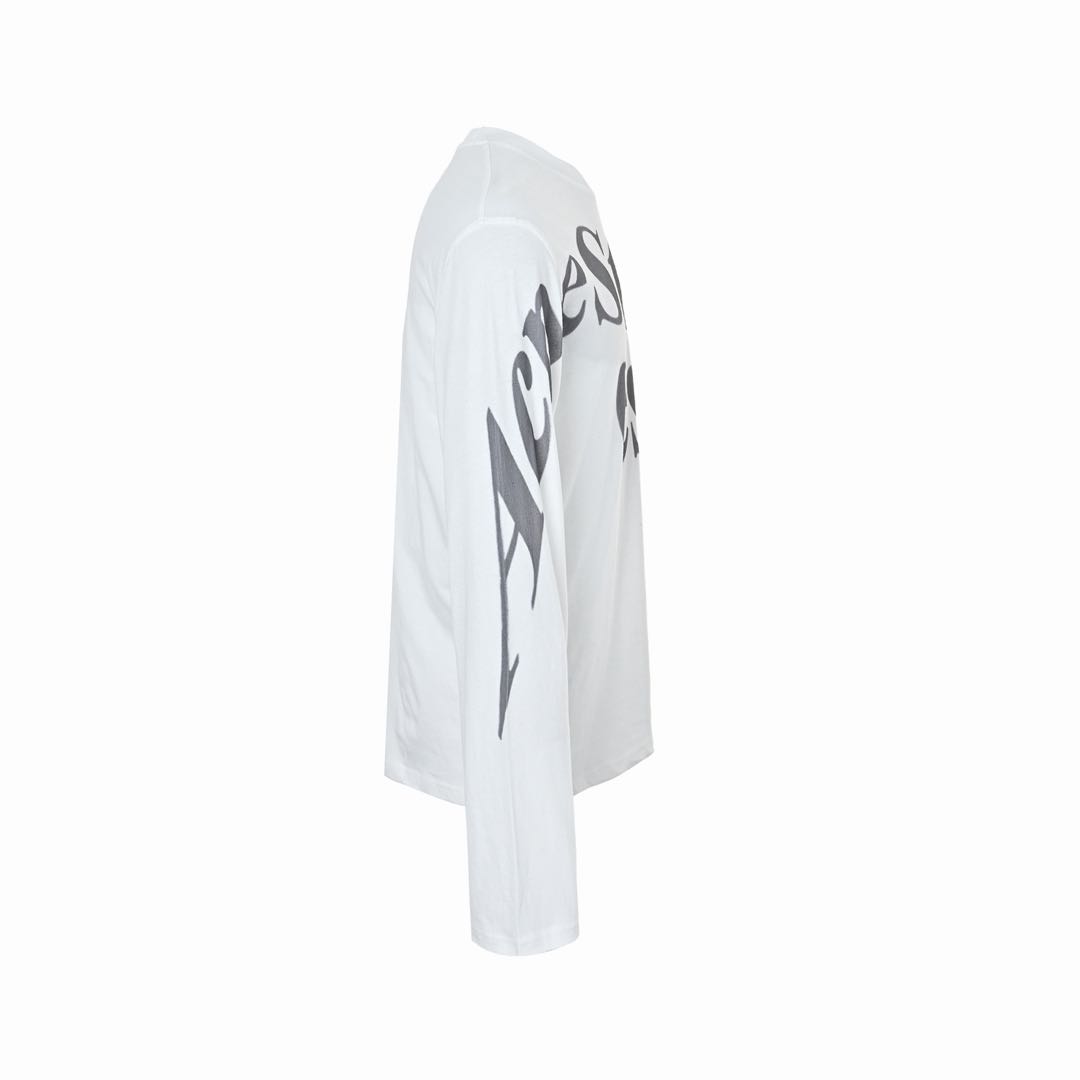 Acne Studios Logo Print Long-Sleeve T-Shirt (AL0512-AEG）