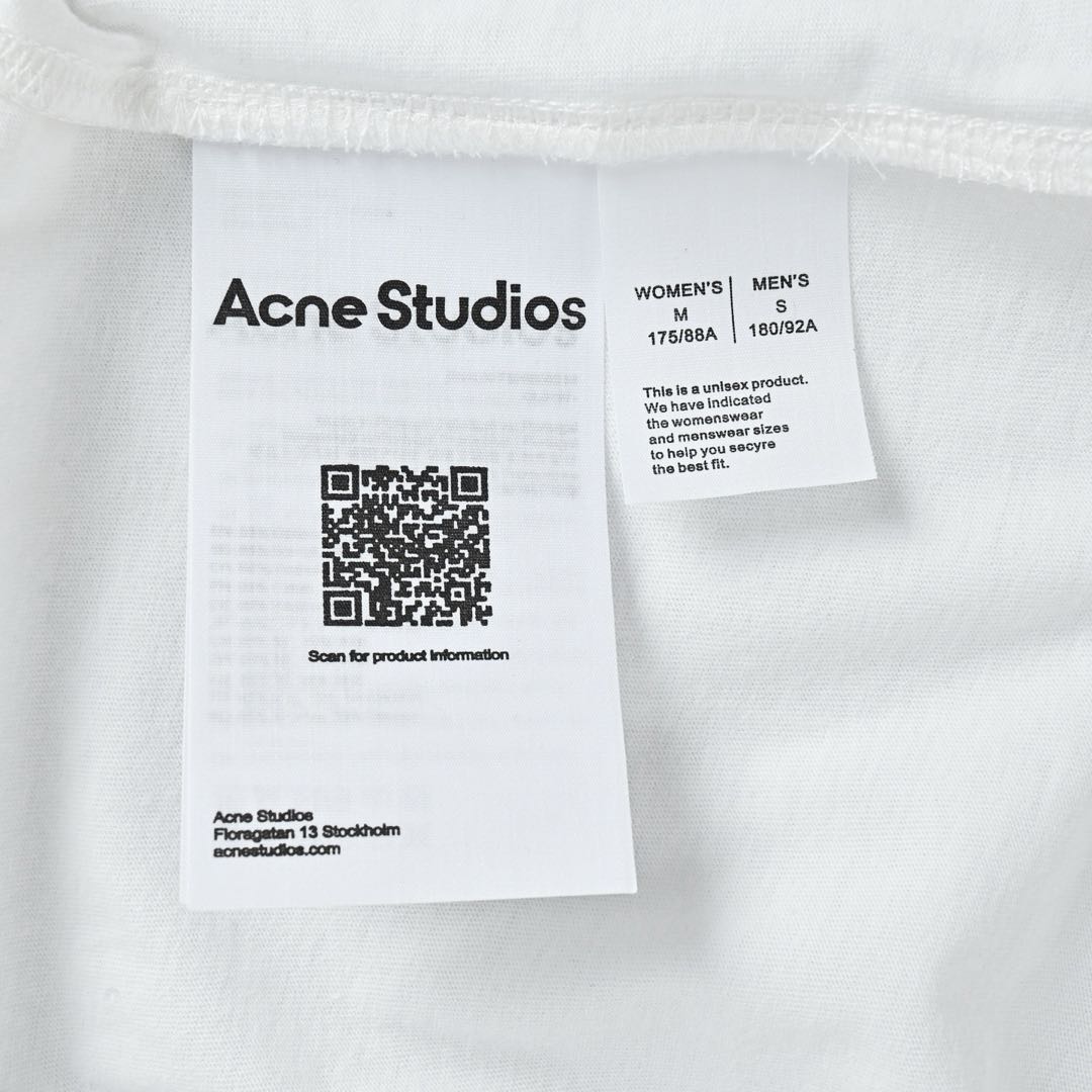 Acne Studios Logo Print Long-Sleeve T-Shirt (AL0512-AEG）