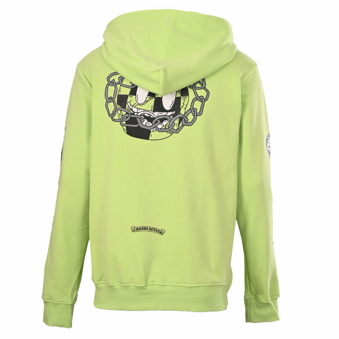 Chrome Hearts PPO Hardware HD Matty Boy Print Pullover Hoodie "Green" (CH20269121）