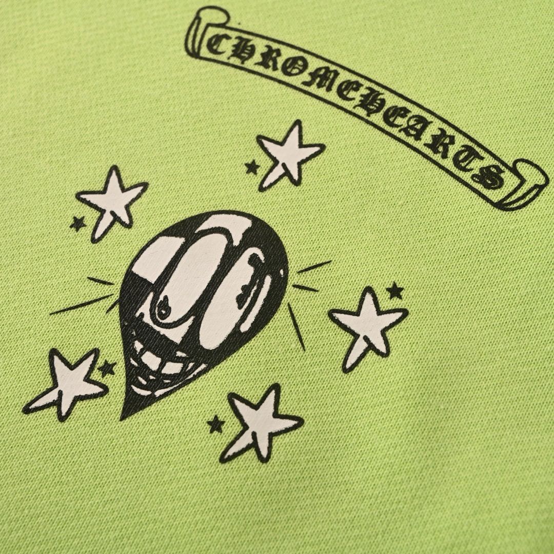 Chrome Hearts PPO Hardware HD Matty Boy Print Pullover Hoodie "Green" (CH20269121）