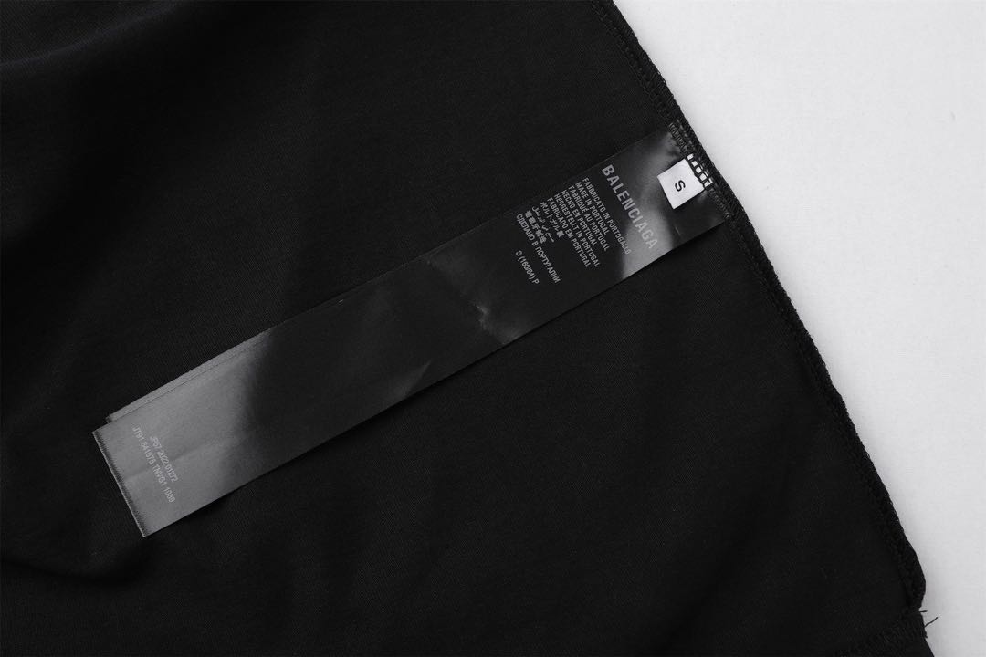 Balenciaga x adidas T-Shirt Oversized Black（739101TNVA68482）