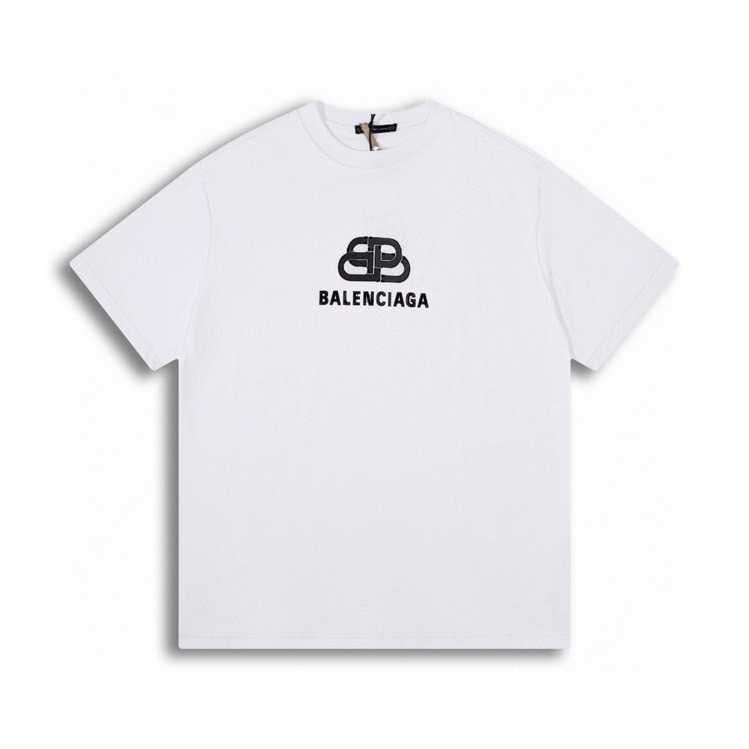 Balenciaga Slim-Fit Logo-Print Cotton Jersey T-Shirt（570813TEV489044）