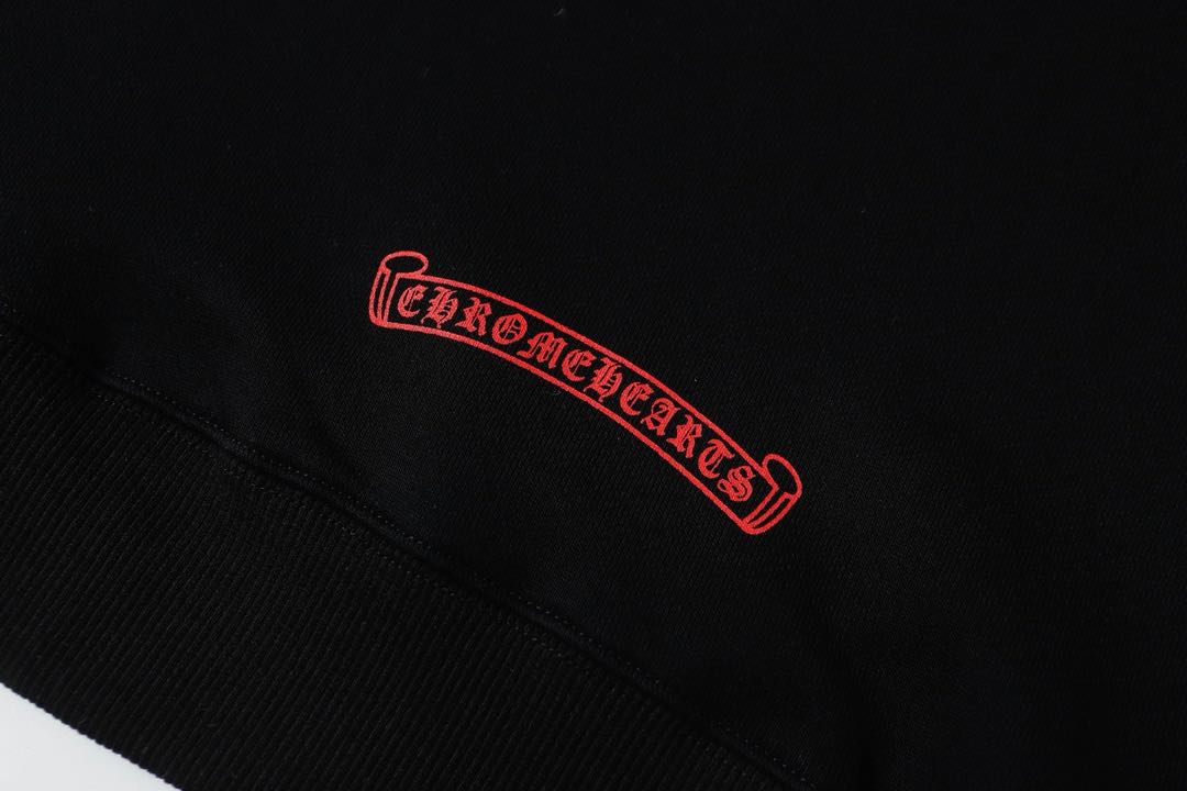 Chrome Hearts Matty Boy Flower Chomper Hoodie "Black" (CH20269129）