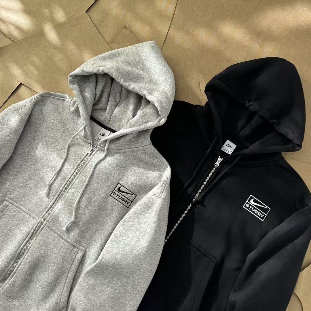 Nike x Stussy Washed Fleece Hoodie 