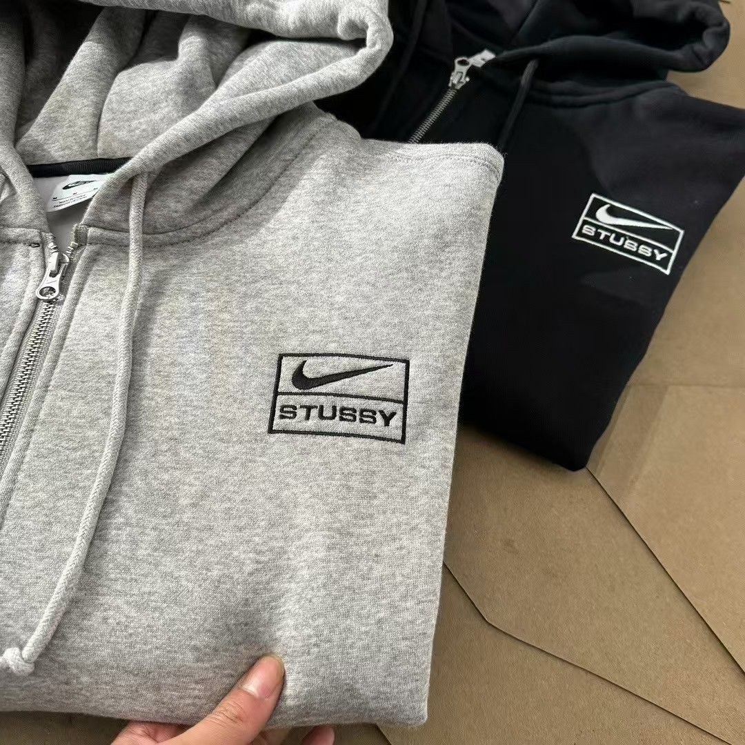 Nike x Stussy Washed Fleece Hoodie 