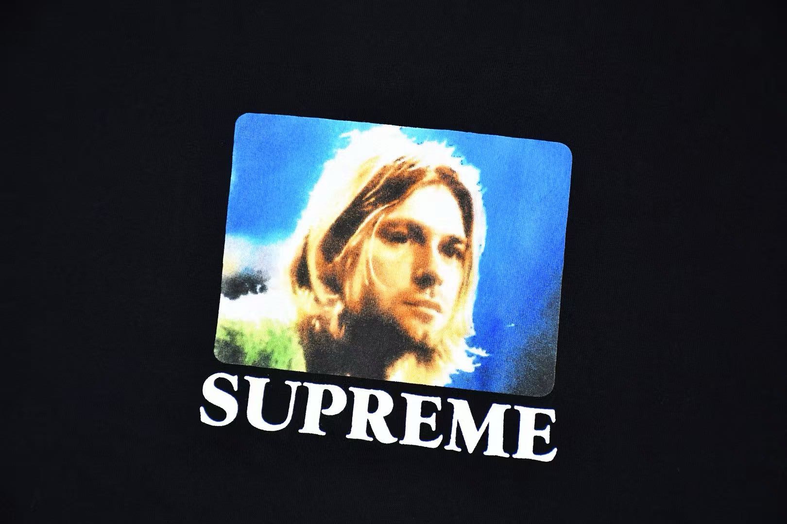 Supreme Kurt Cobain Tee "Black"（SUP-SS23-010）