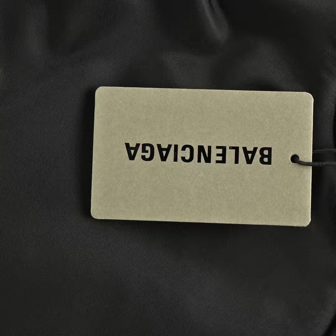 Balenciaga Boxing Varsity Jacket in black bomber nylon Balenciaga Boxing Varsity Jacket in black bomber nylon