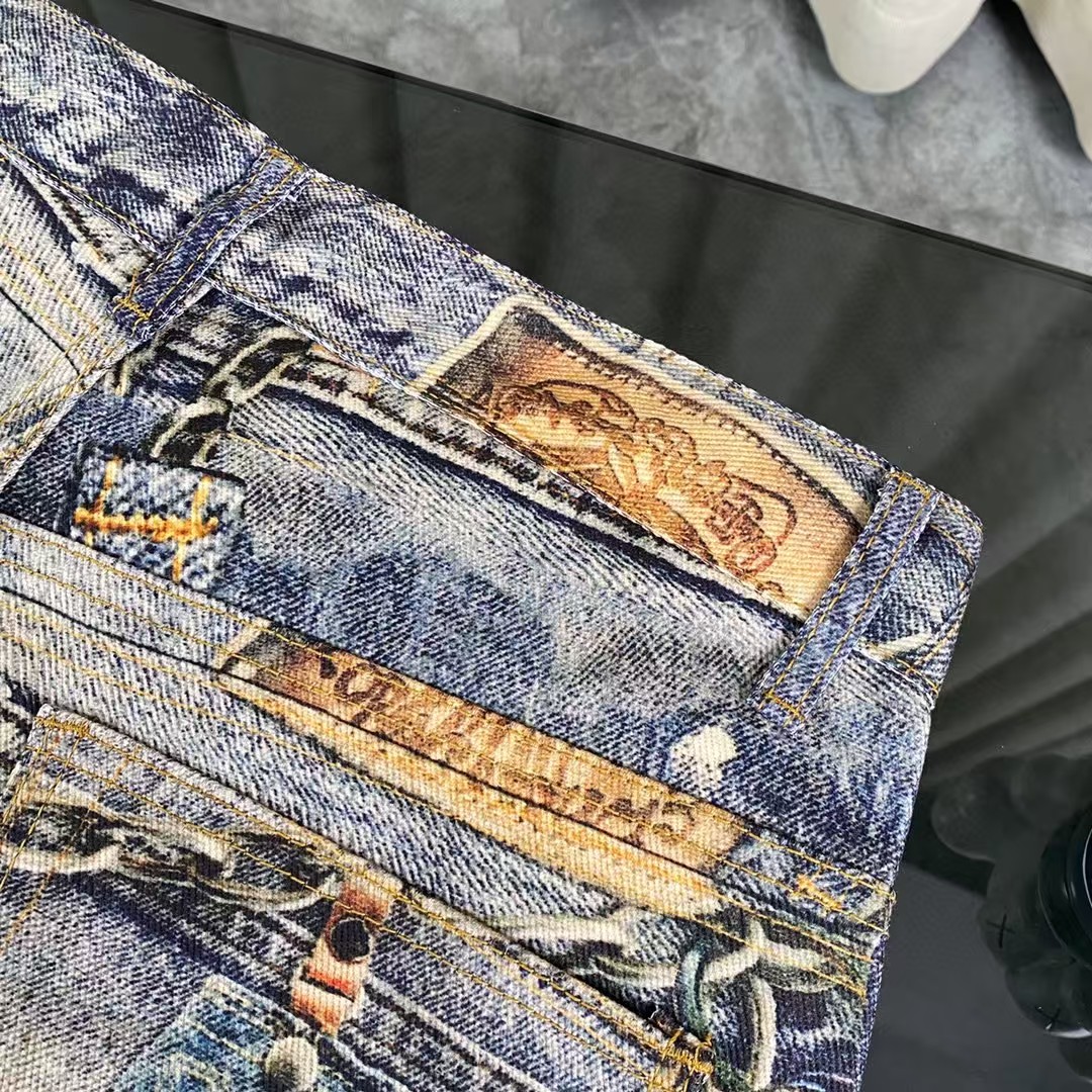 Acne Studios Baggy fit trousers - 1981M - Mid Blue (B00374-863）