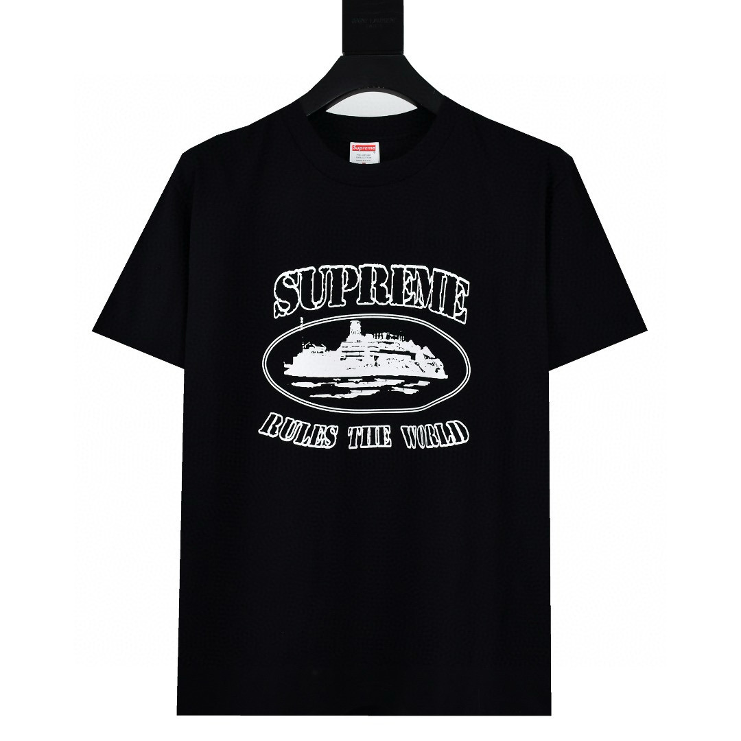 Corteiz Reminder Tee Black – pikastore.cz