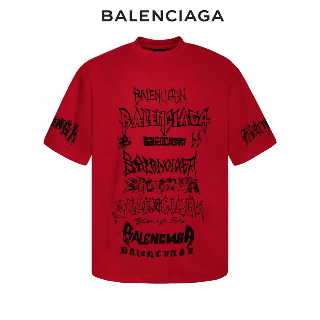 Balenciaga DIY METAL Large Fit T-shirt（124660）