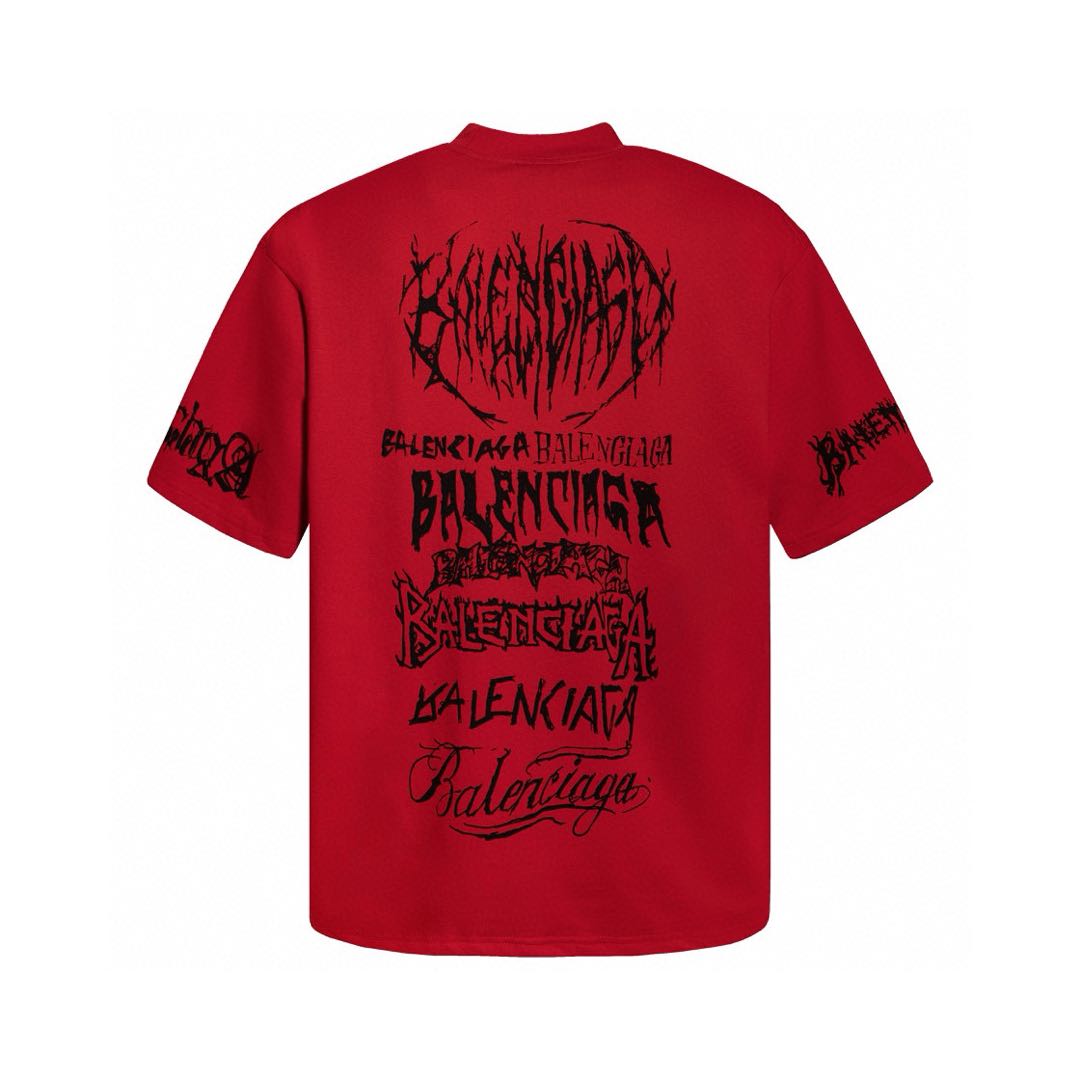 Balenciaga DIY METAL Large Fit T-shirt（124660）