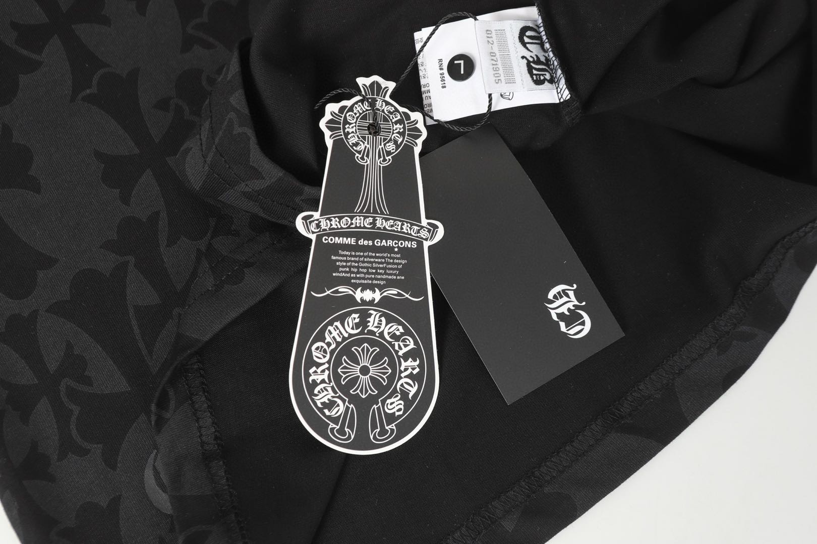 Chrome Hearts T-shirt Unisex Black(CH-0788918）