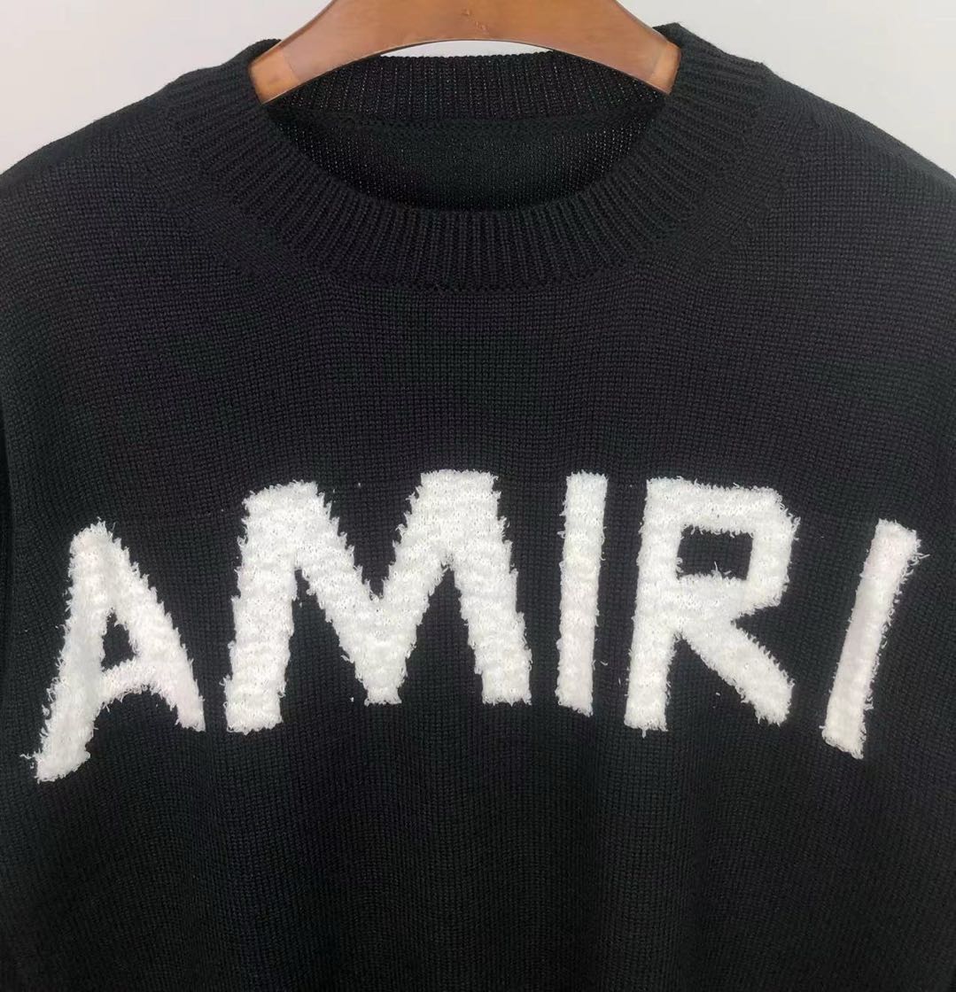 Amiri Destroyed effect sweater (PF22MKL009271）