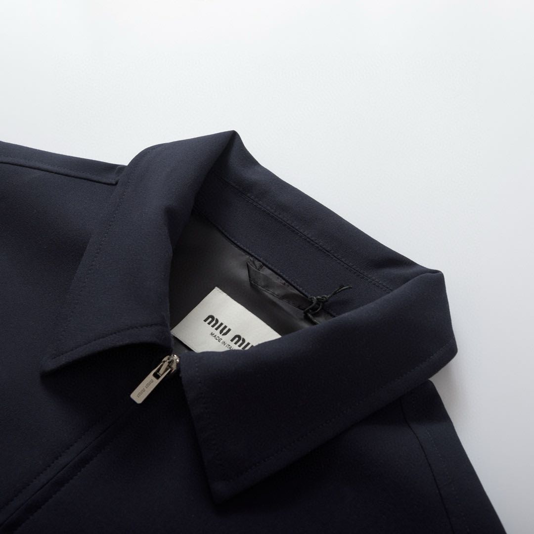 MiuMiu bomber jacket（ML1041-12I1-F0124-S-OOO）