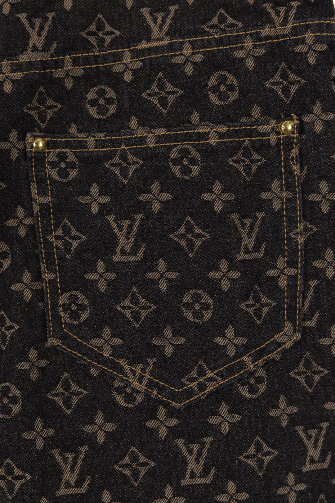 Louis Vuitton Monogram Straight-Cut Jeans（1AIBEO）