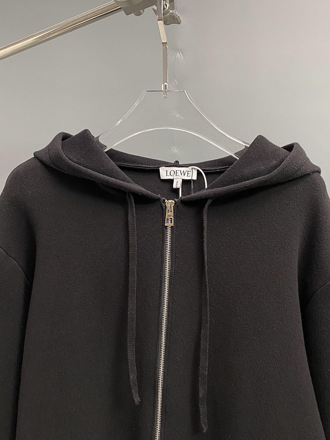 LOEWE Anagram Zip-up Hoodie  (H526Y16K84-1100）