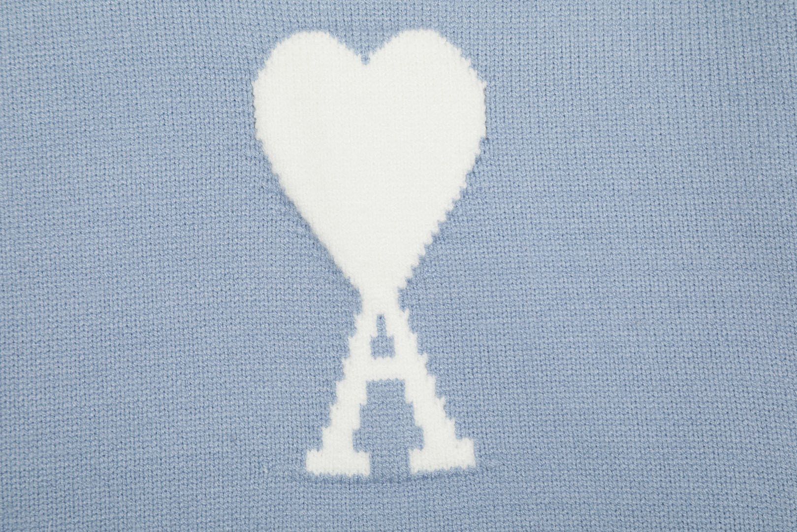 Ami Paris Ami De Coeur Sweater Blue（UKS006018-4843）