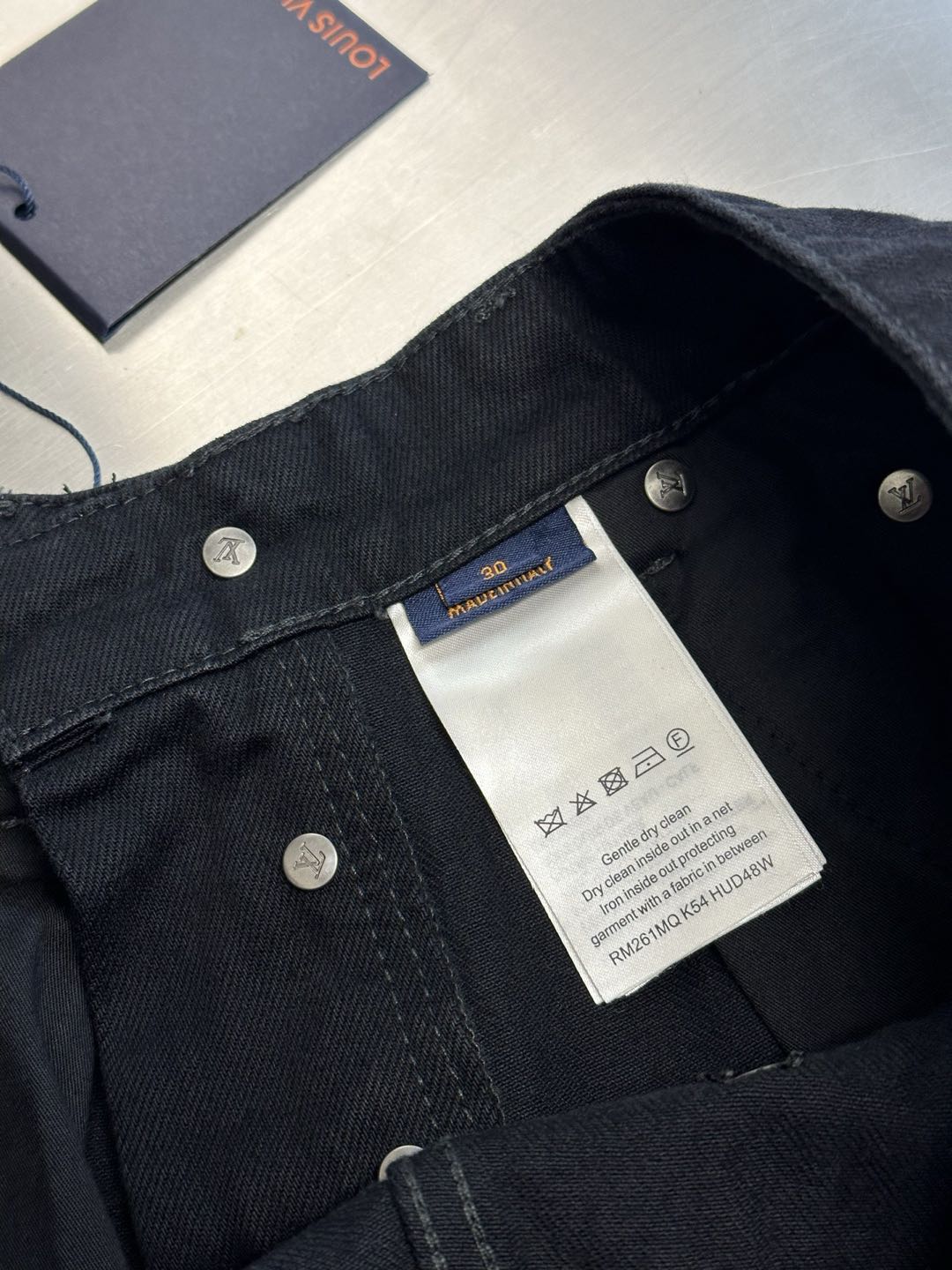 Louis Vuitton Monogram Destroy Denim Pants（1AJDVK）