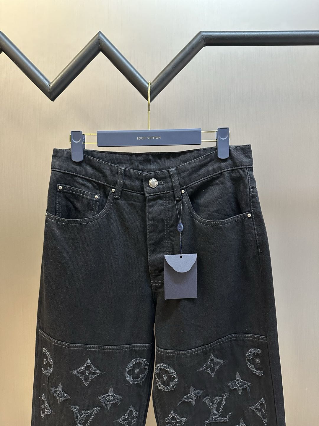 Louis Vuitton Monogram Destroy Denim Pants（1AJDVK）