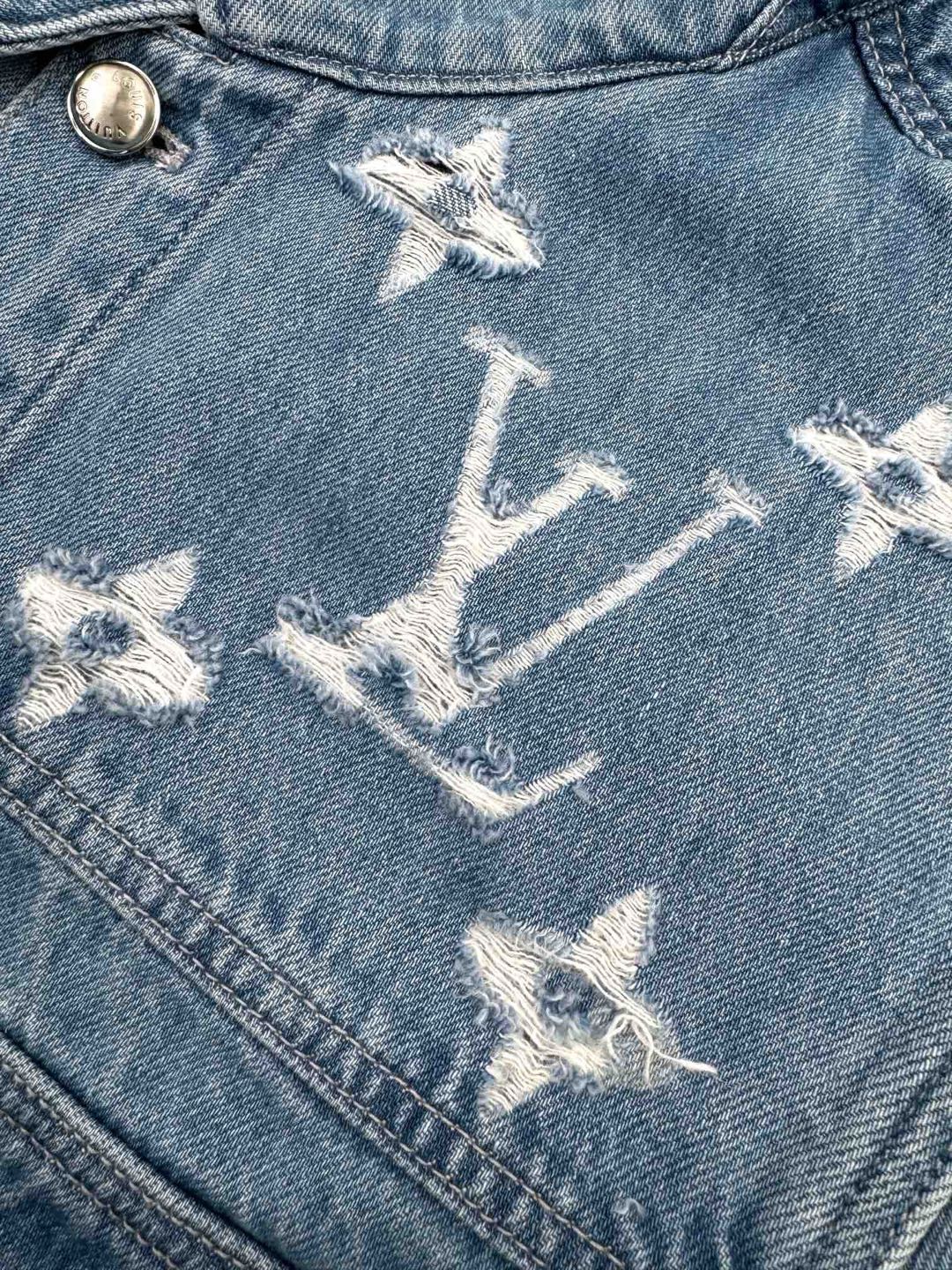 Louis Vuitton Denim Trucker Jacket （1AGING）