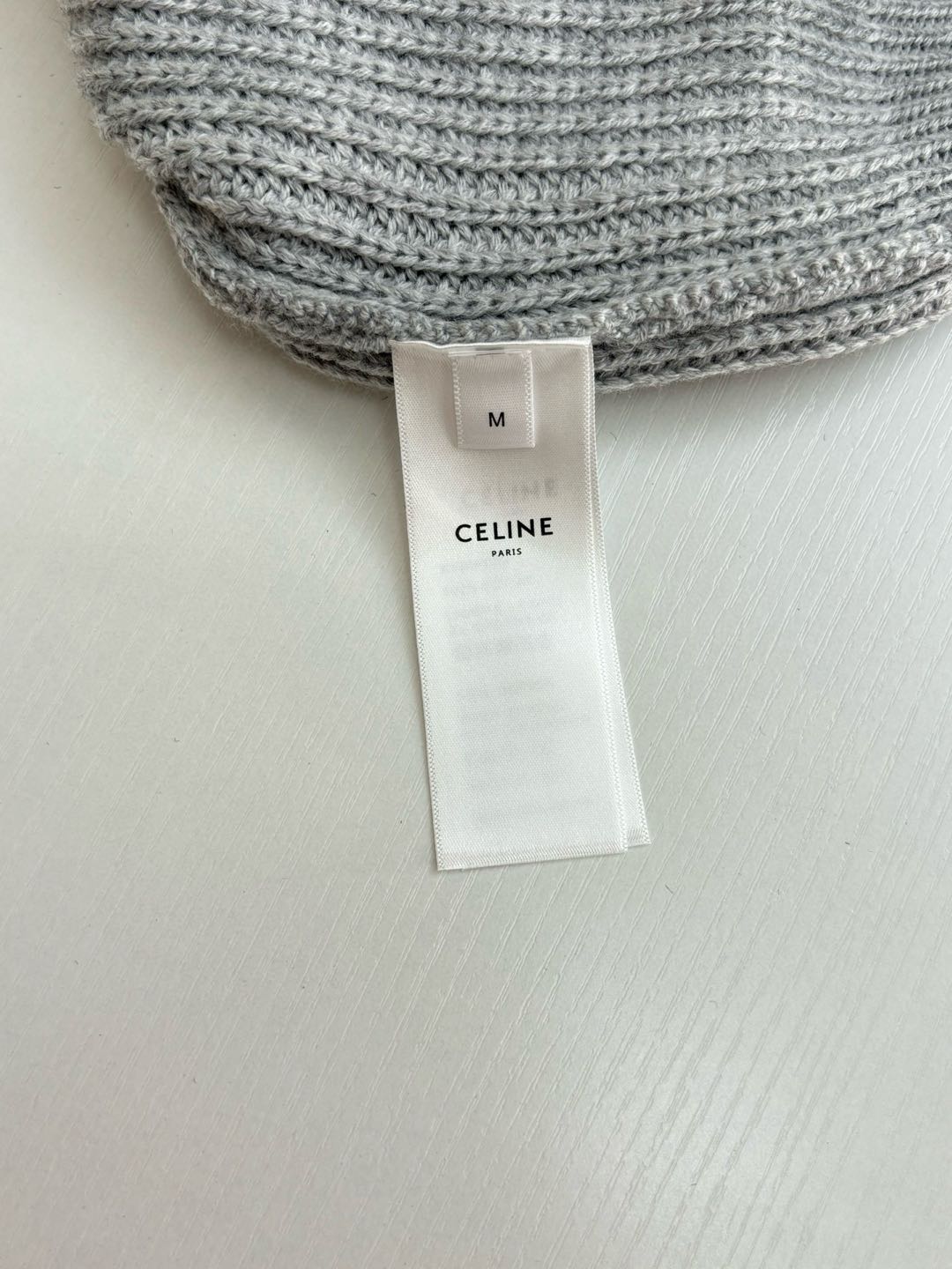 Celine ribbed wool oversized pullover  (2A19R423P-08GC）