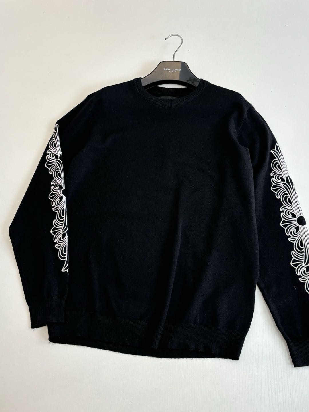 Chrome Hearts Embroidered Crew Neck Sweater（412172853）