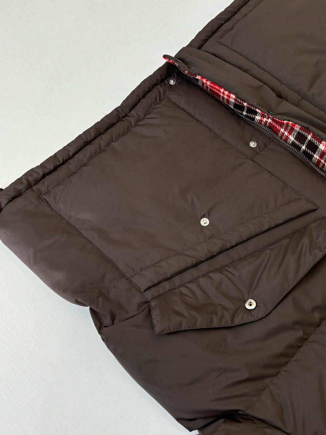 MIUMIU Technical pongé reversible down jacket （ML1382-18RB-F0789-S-OOO）