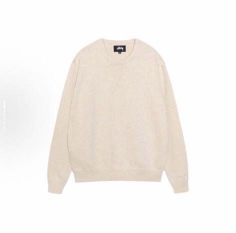 Stussy Men's Handwritten Crew Neck Sweater（117263）