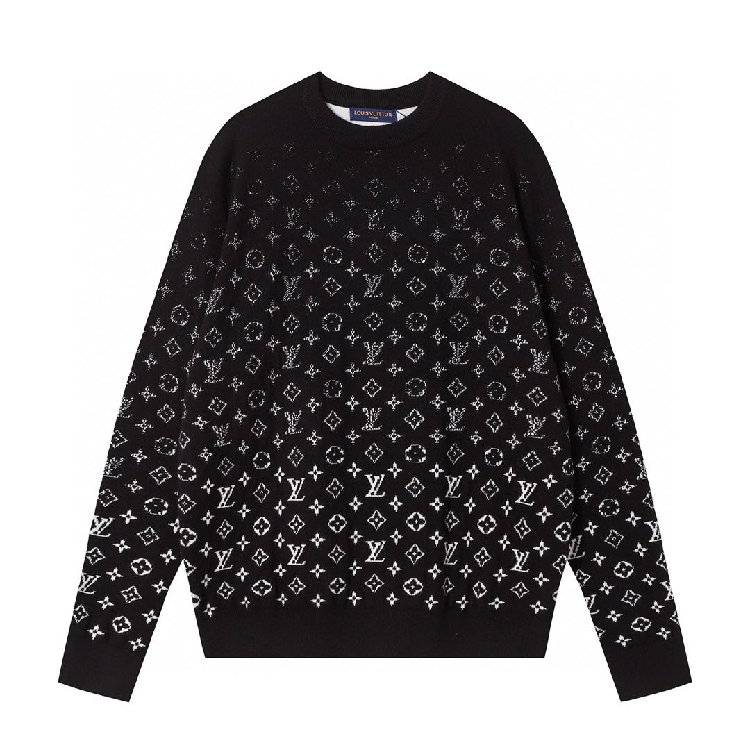 Louis Vuitton 1ABIYP Lvse Monogram Degrade Crewneck（1A8A1R）