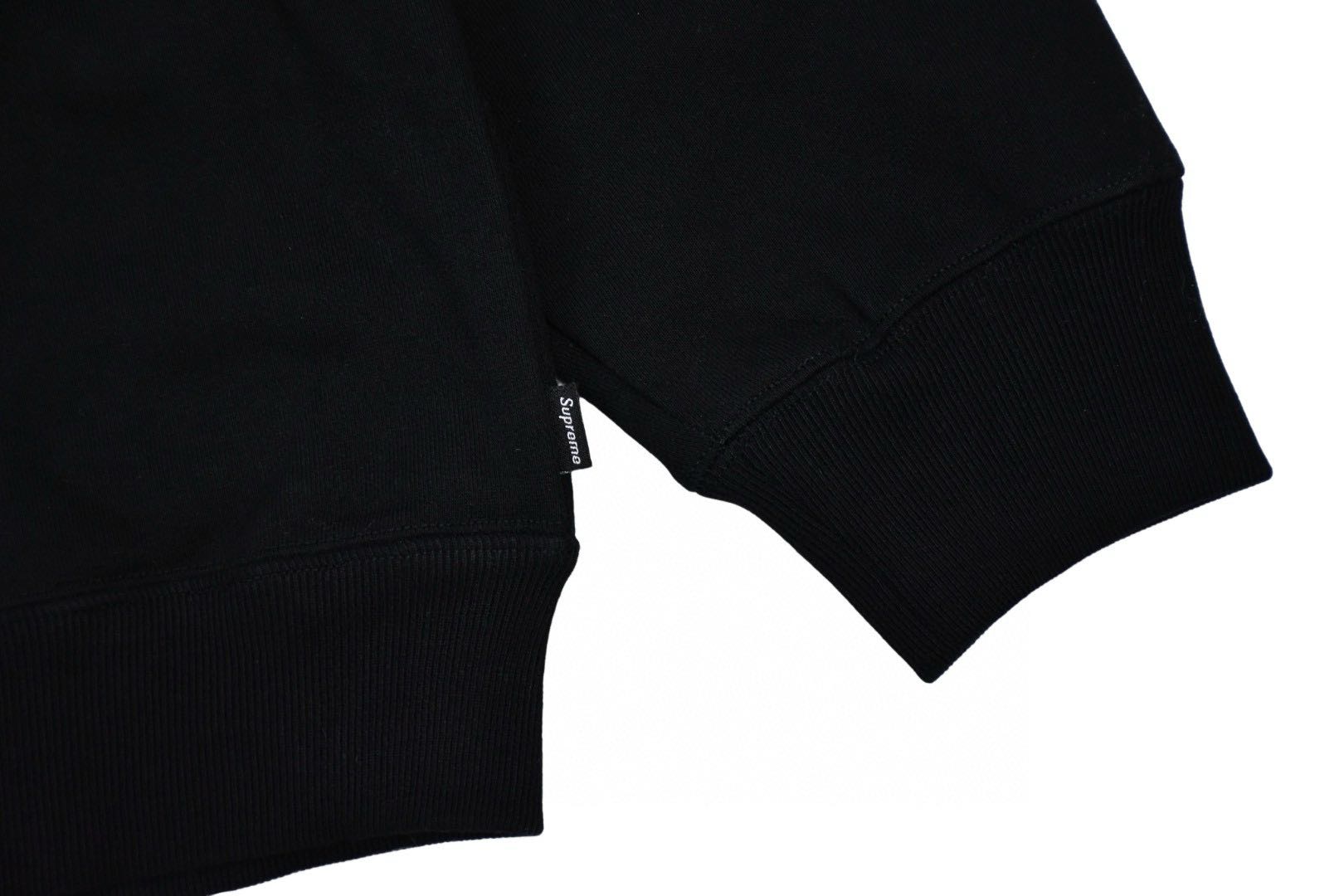 Supreme Small Box Zip Up Hooded Sweatshirt Black - 25SS（SUP-FW24-021）