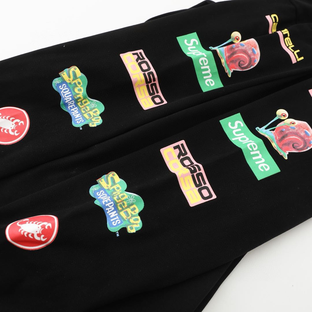 Supreme x SpongeBob L/S Tee Long Sleeve Tee (SUP-SS25-250）