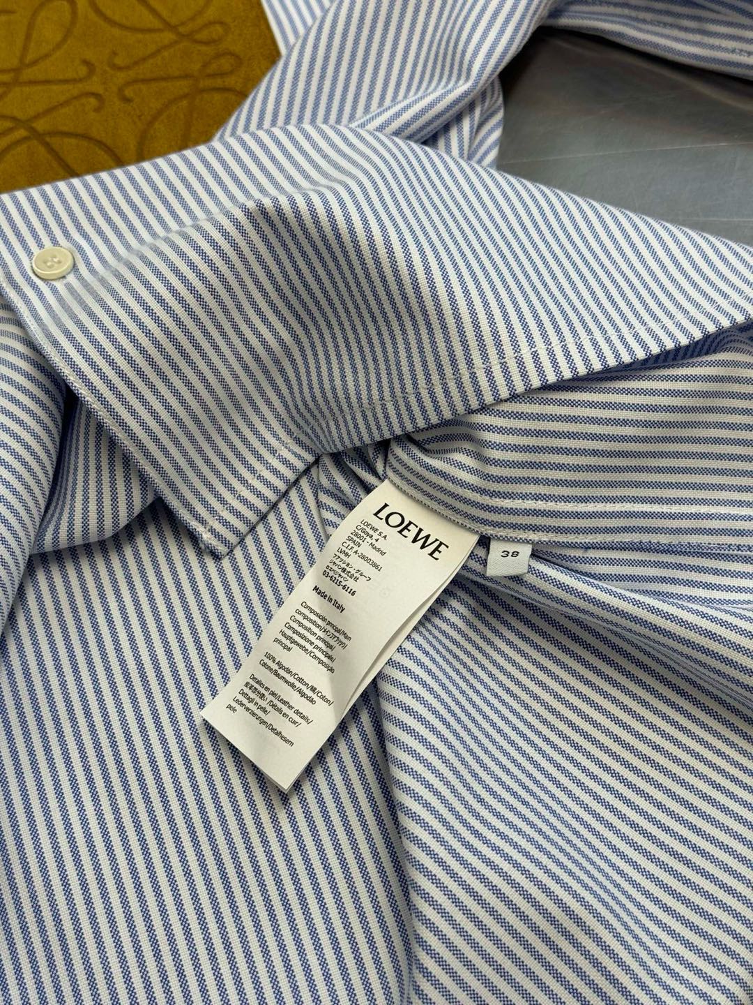 Loewe Stripe Anagram Shirt（H526Y05W32-2105）