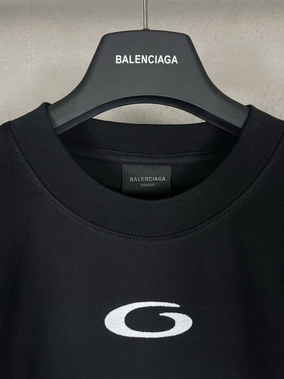 BALENCIAGA Men's Basketball Series Oversized T-Shirt "black"（787349TRVW91055）