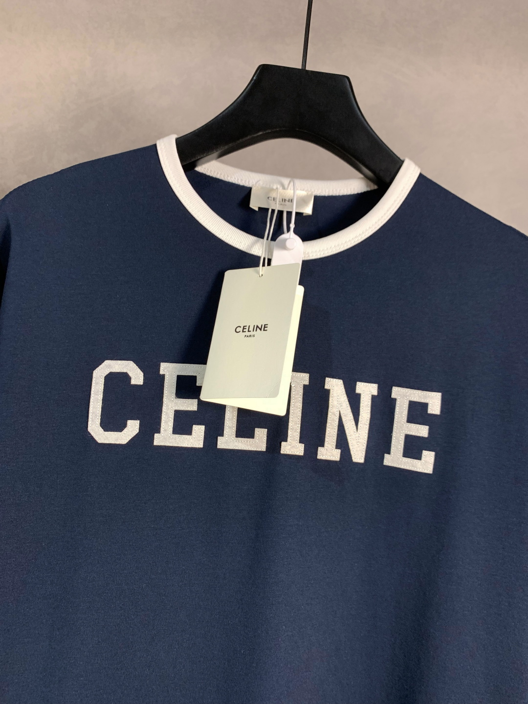CELINE cotton jersey regular fit T-shirt (RX02R507Z-FYW4）