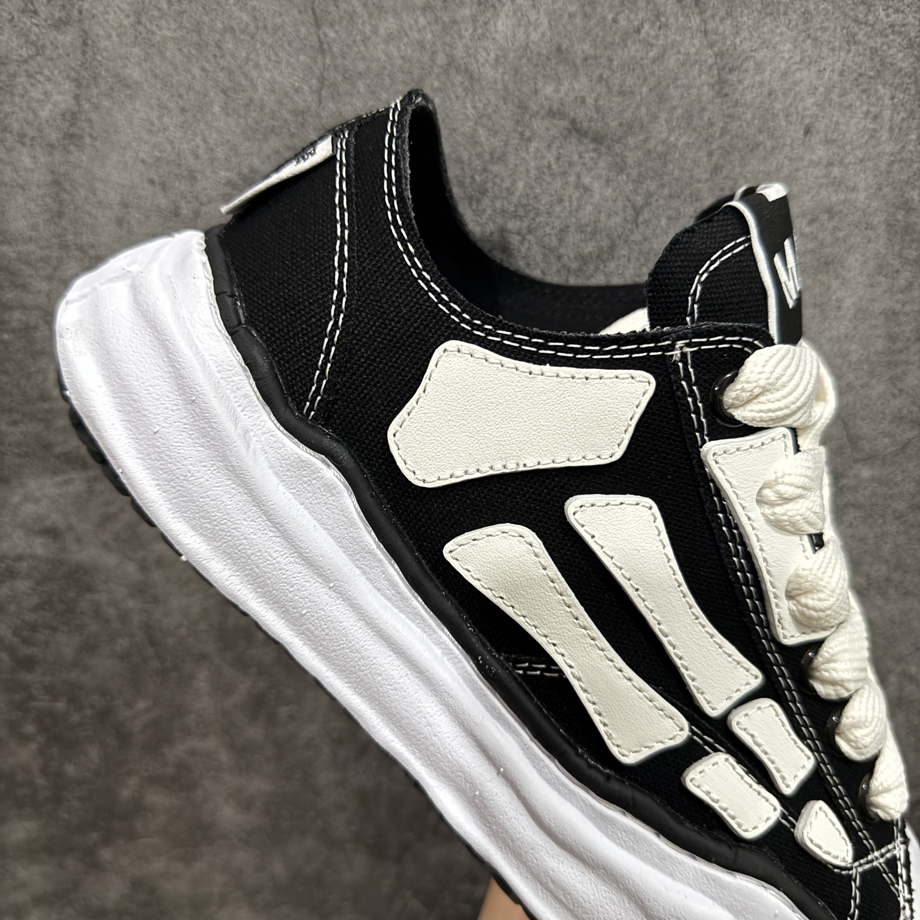 AMIRI MMY Bones x Maison MIHARA YASUHIRO Black（AMFOSR1076-001）