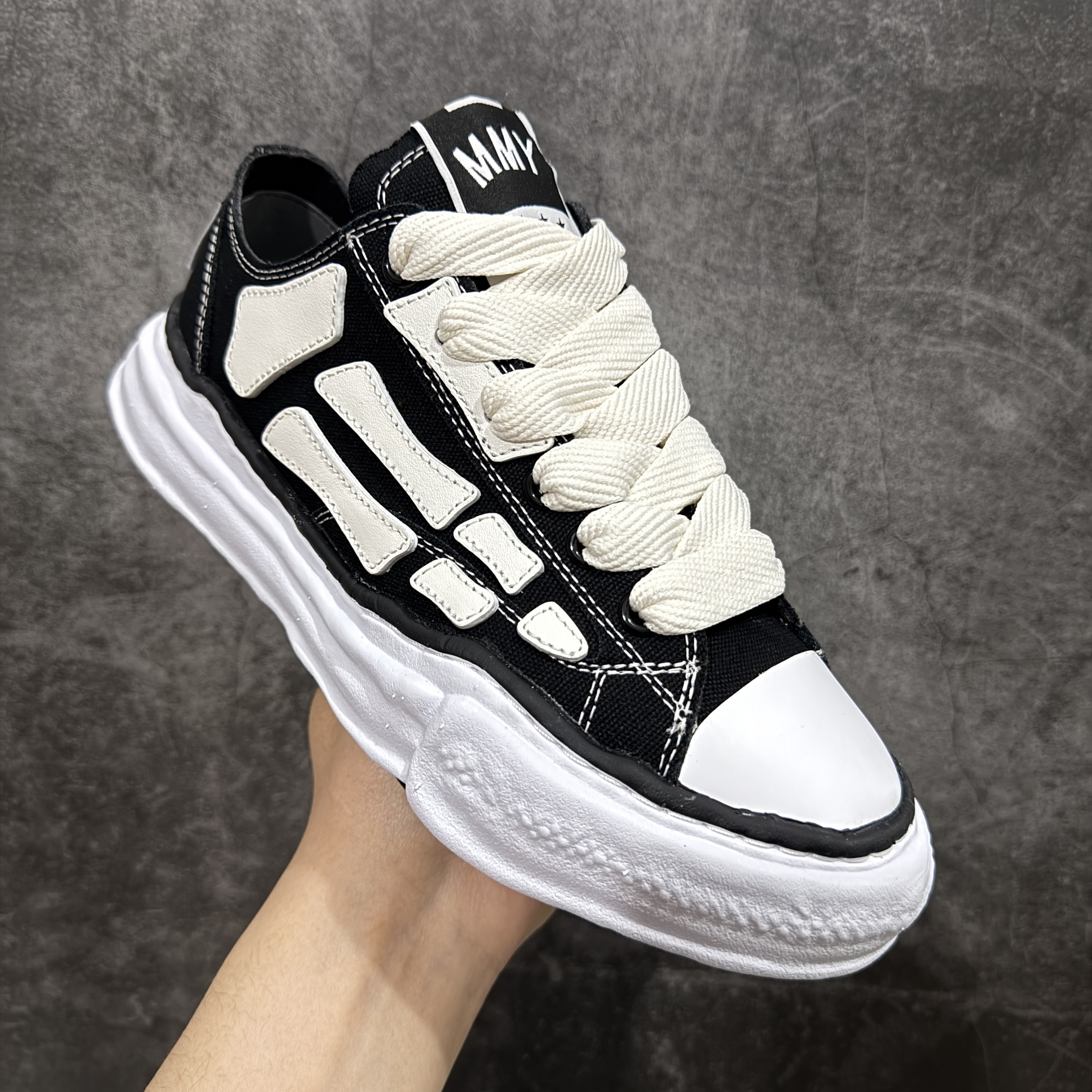 AMIRI MMY Bones x Maison MIHARA YASUHIRO Black（AMFOSR1076-001）