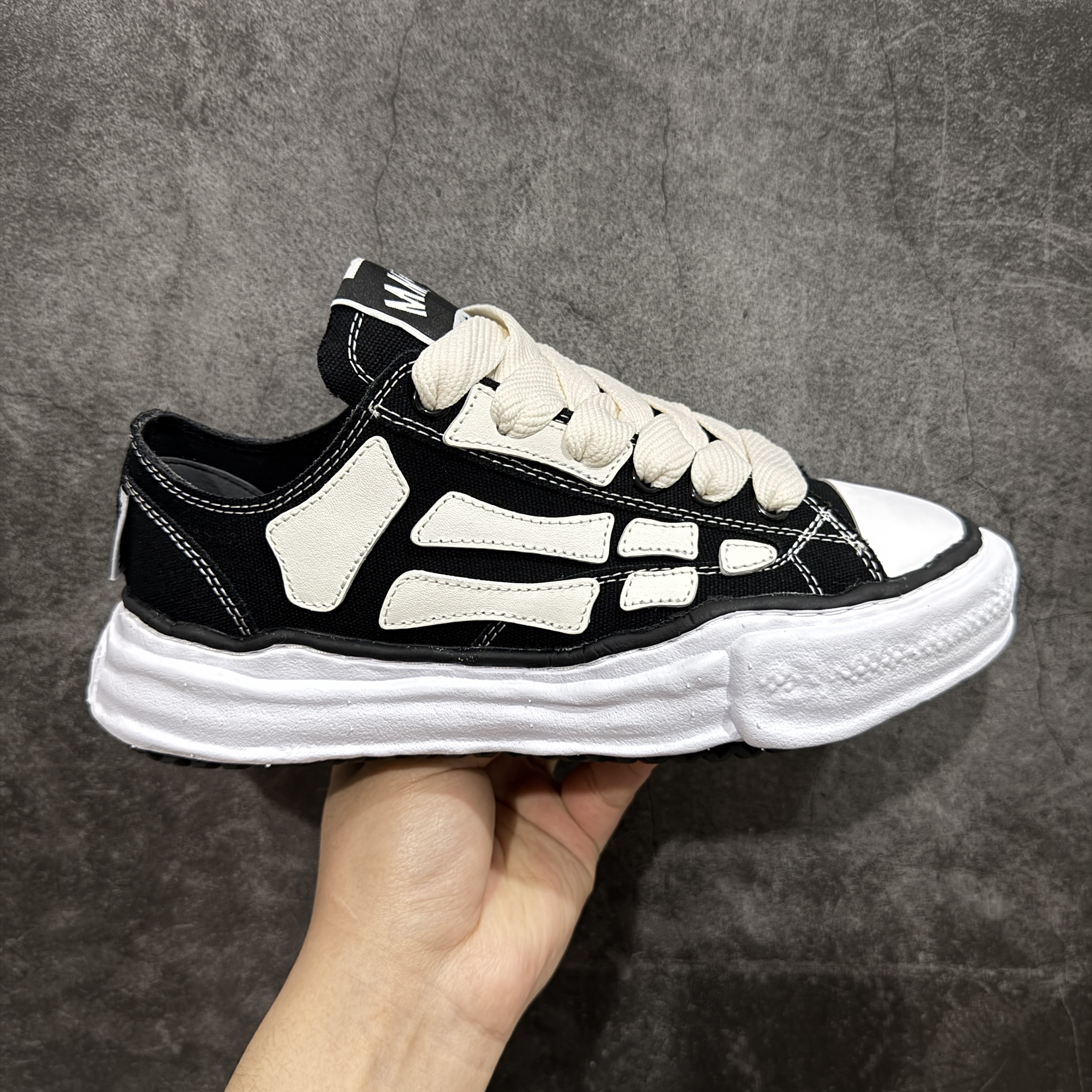 AMIRI MMY Bones x Maison MIHARA YASUHIRO Black（AMFOSR1076-001）